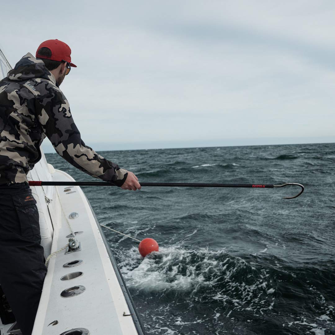 BUBBA 5 Foot Gaff with 3 Inch Stainless Steel Offset Hook, Non-Slip Grip Handles and Carbon Fiber Shaft for Fishing, Boating and Outdoors - Image 8