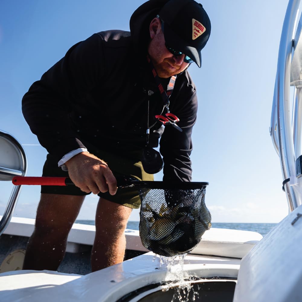 Bubba Bait Dip Net with Non-Slip Grip, Lightweight, 8", Aluminum, for Fishing, Angling, and Outdoors - Image 3