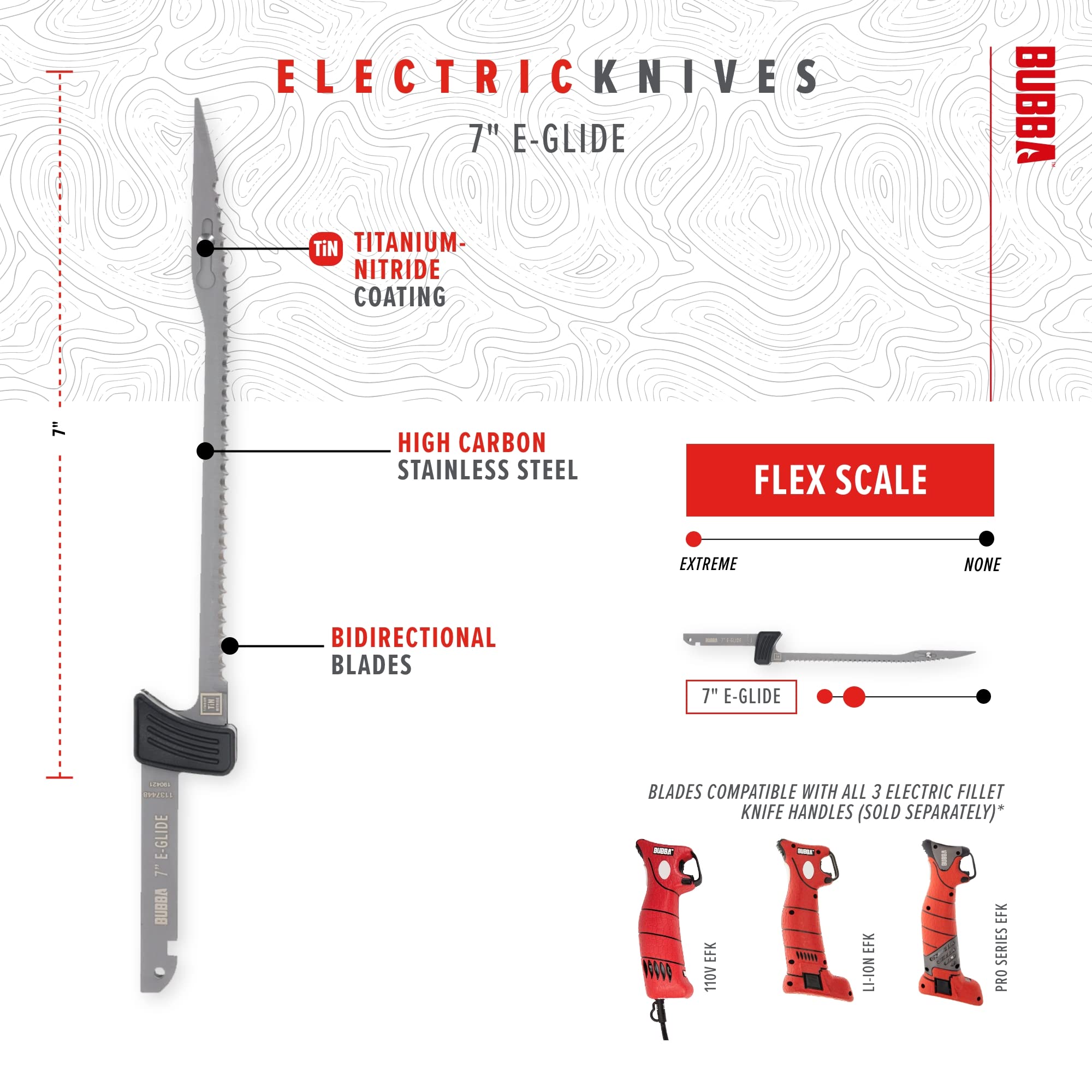 BUBBA Electric Fillet Knife Freshwater Blade - Image 3