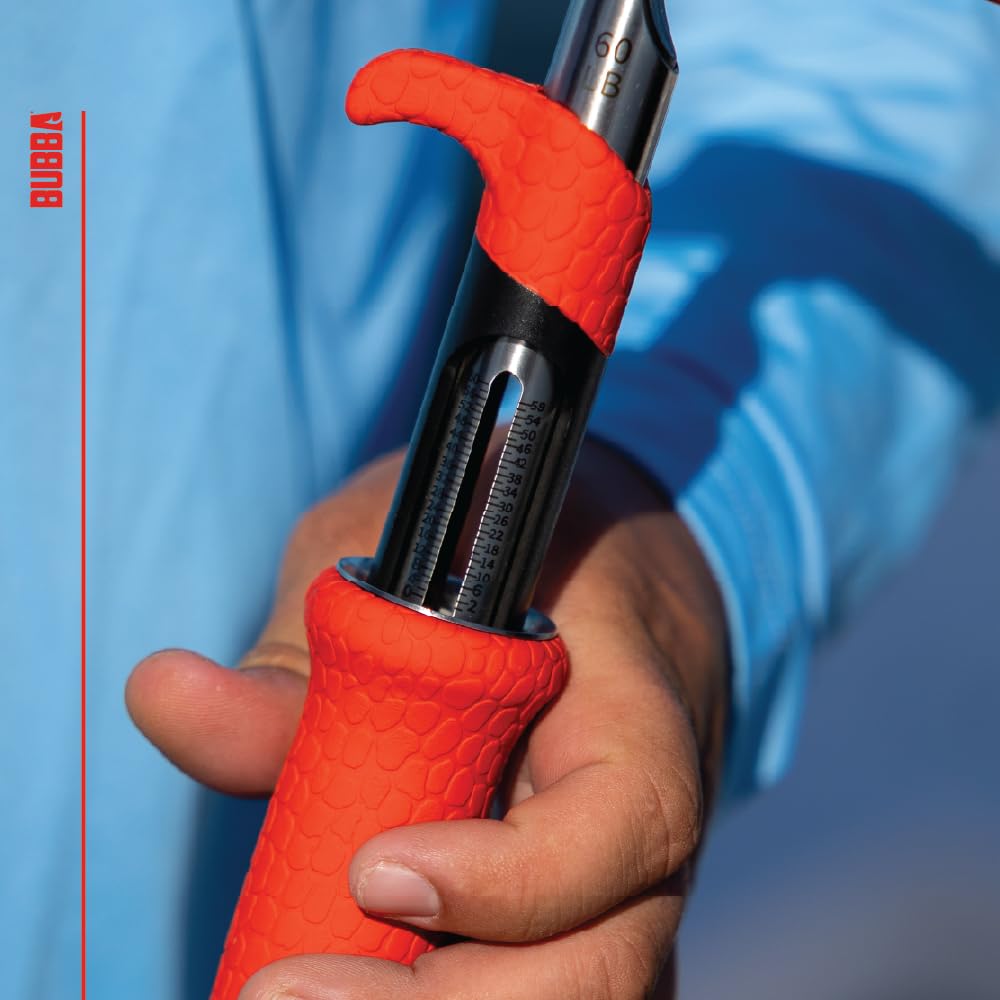 Bubba Fish Lip Grabber, Non-Slip Handle, Easy Reach Trigger, Analog Fish Scale, Marine Rated Stainless Steel for Freshwater and Saltwater Fishing - Image 7
