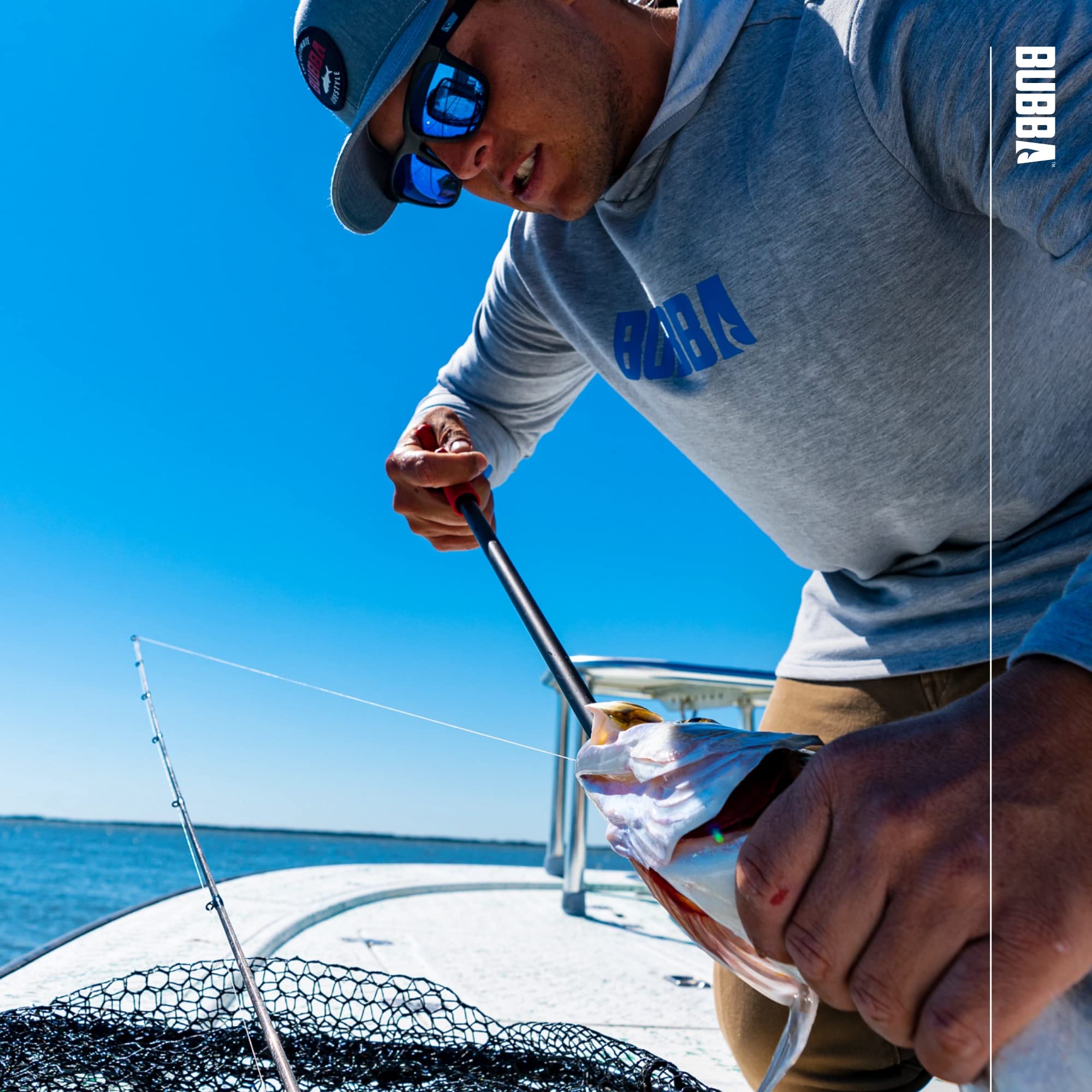 BUBBA Hook Extractor with Non-Slip Grip T-Handle with Marine Grade Stainless Steel Hook Extractor for Fishing and Angling - Image 6