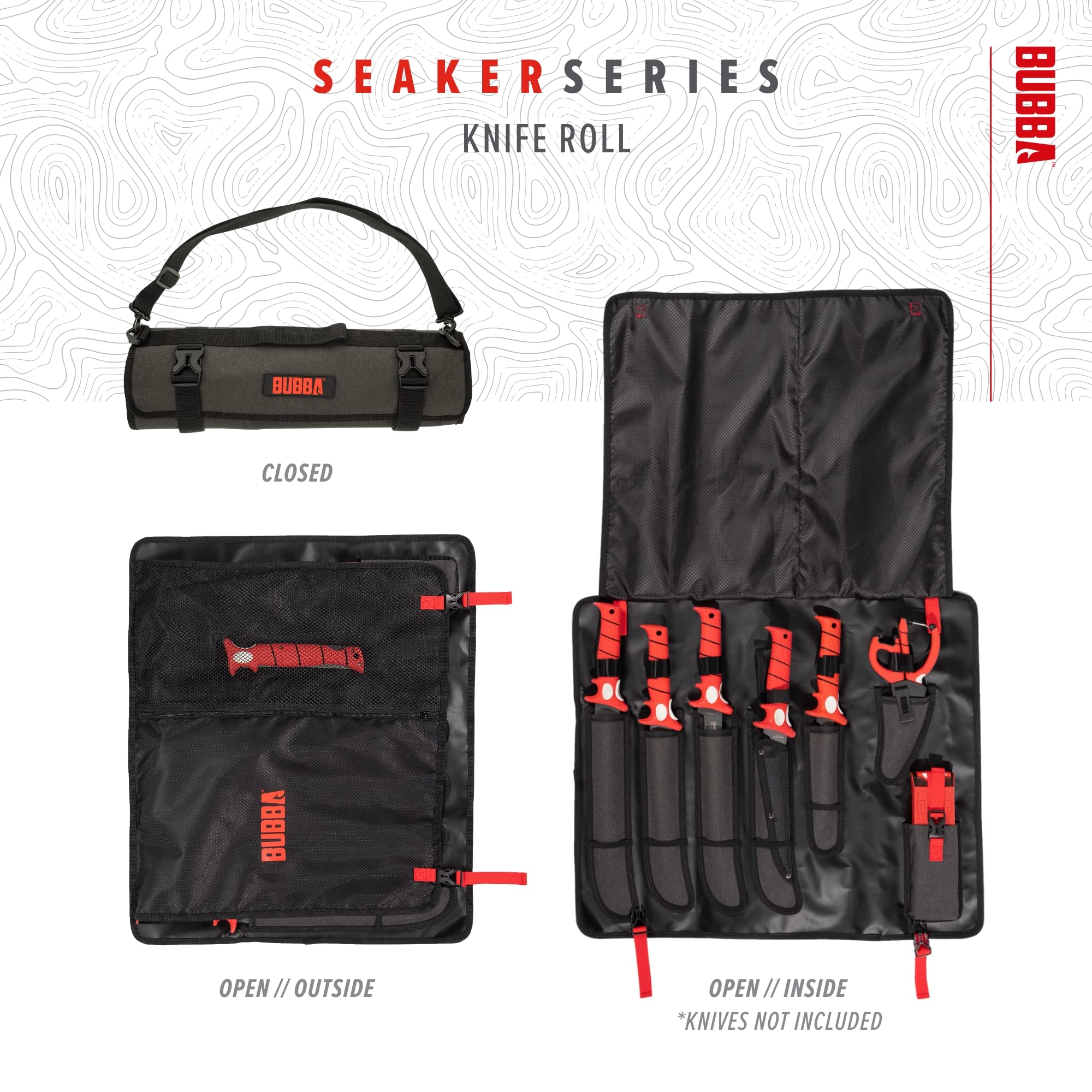 BUBBA Knife Roll Up Bag - Image 4