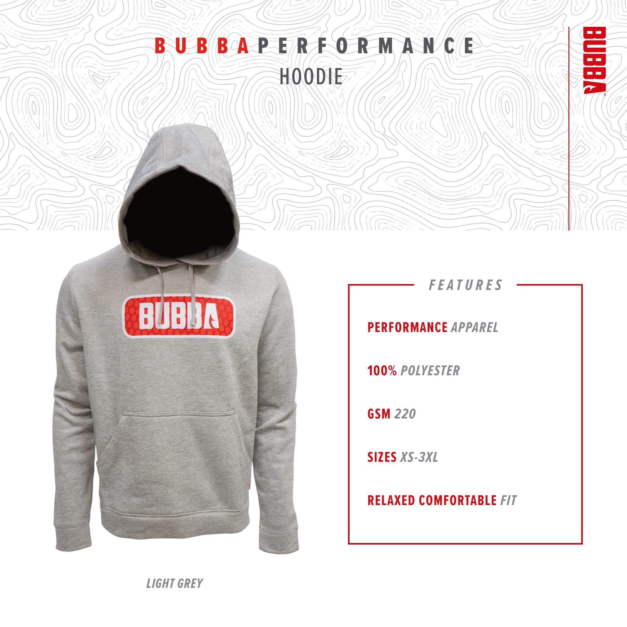 BUBBA Performance Fishing Hoodie with Moisture Repellent - UPF 50+ Sun Protection - Moisture Wicking - Fishing, Hiking - Image 4