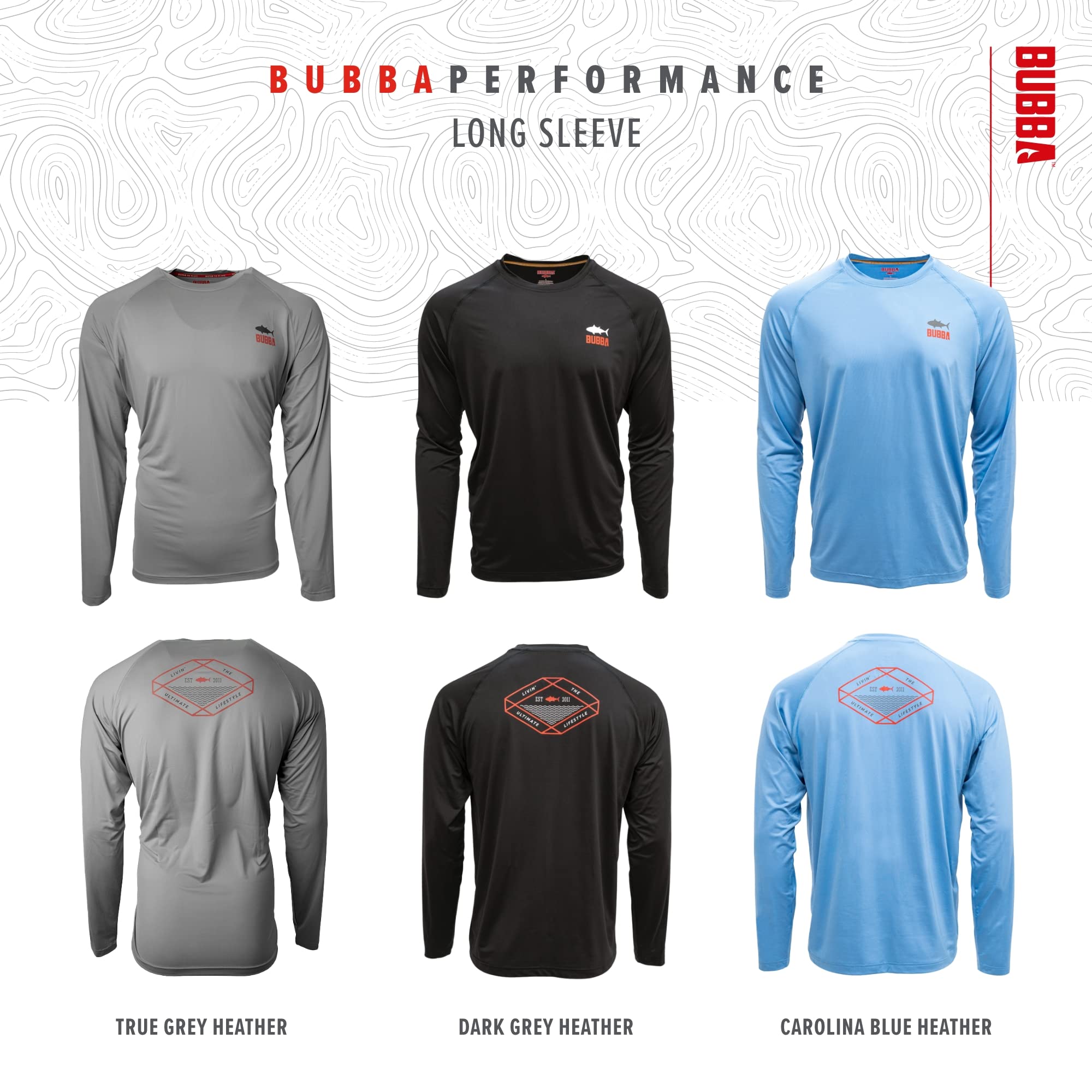 BUBBA Performance Fishing Long Sleeve with Moisture Wicking, UV Protection, Quick Dry, for Fishing, Boating, and Outdoors - Image 7