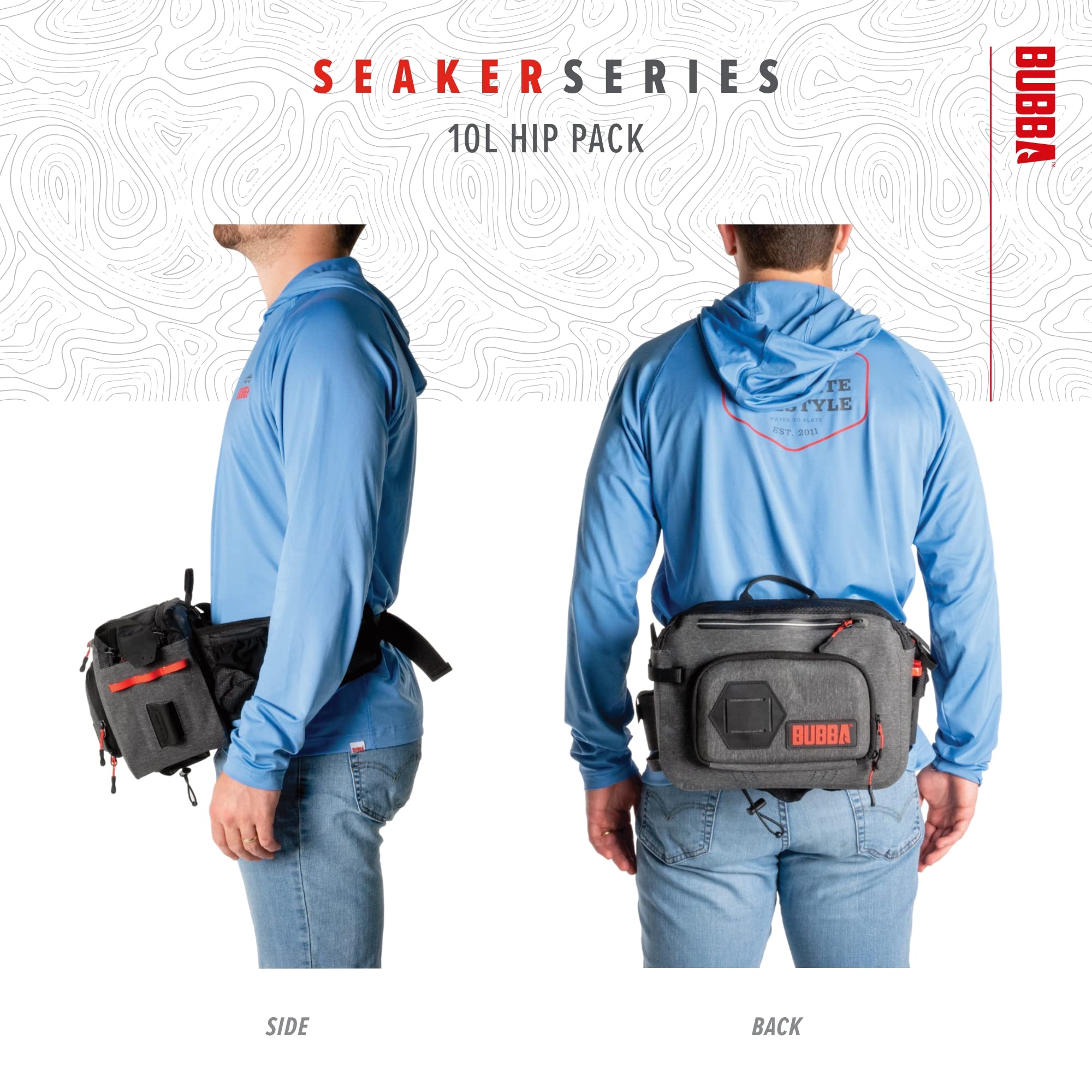 BUBBA Seaker Series Premium Dry Travel Bag with Extreme Weather-Resistant Materials and 10L of Capacity Perfect for Any Angler - Image 4