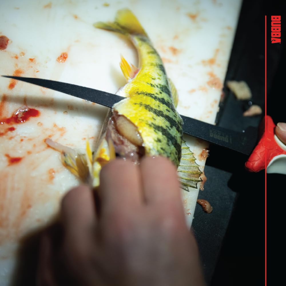 BUBBA Tapered Flex Fillet Knife with Sperrated Spine 7" with Non-Slip Grip, Corrosion-Resistant Stainless Steel for Filleting, Fishing, Outdoors - Image 5