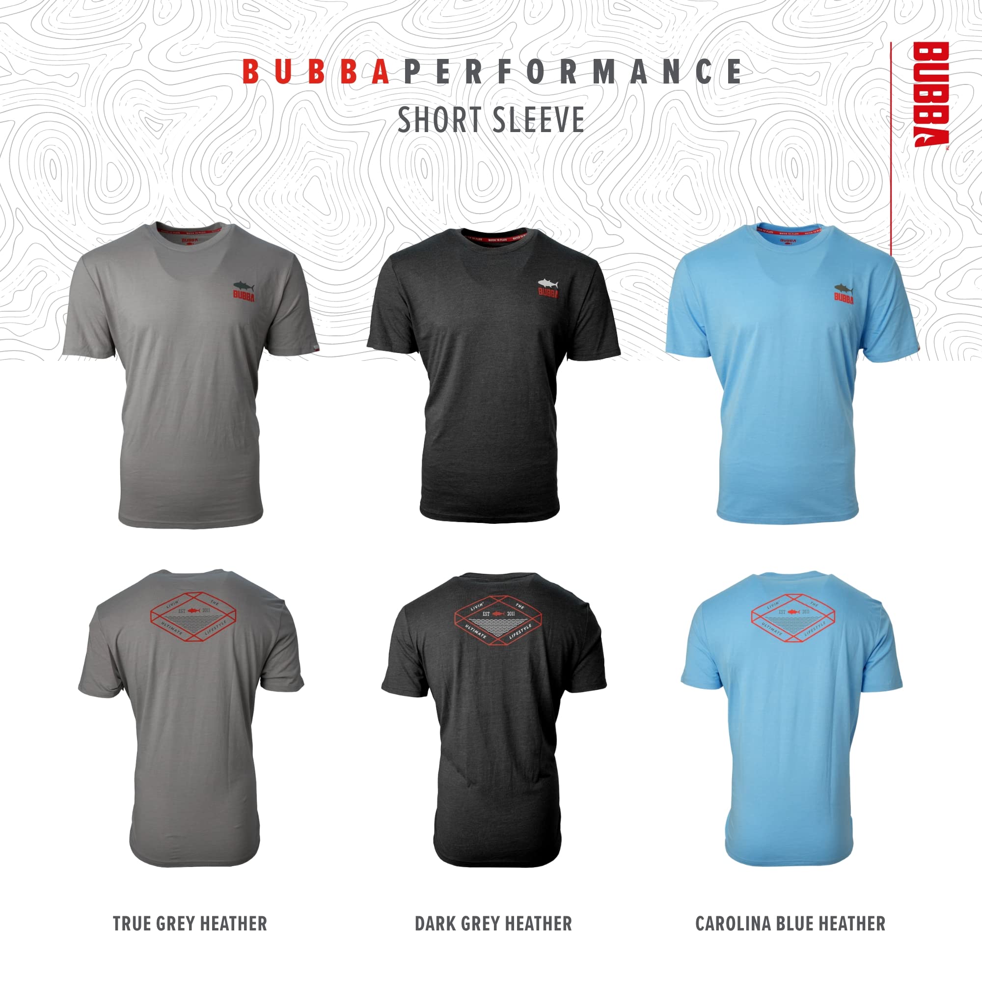 BUBBA Ultimate Lifestyle Fishing T-Shirt with Moisture Repellent, for Fishing, Boating, and Outdoors - Image 6