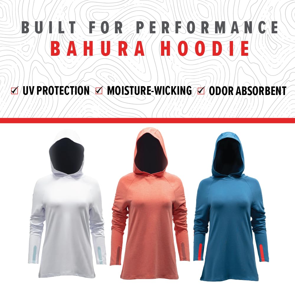 BUBBA Women's Bahura Fishing Hoodie with UV Protection, Moisture-Wicking, Bamboo Materials, For Fishing, Outdoors - Image 6